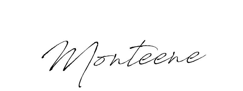 How to Draw Monteene signature style? Antro_Vectra is a latest design signature styles for name Monteene. Monteene signature style 6 images and pictures png