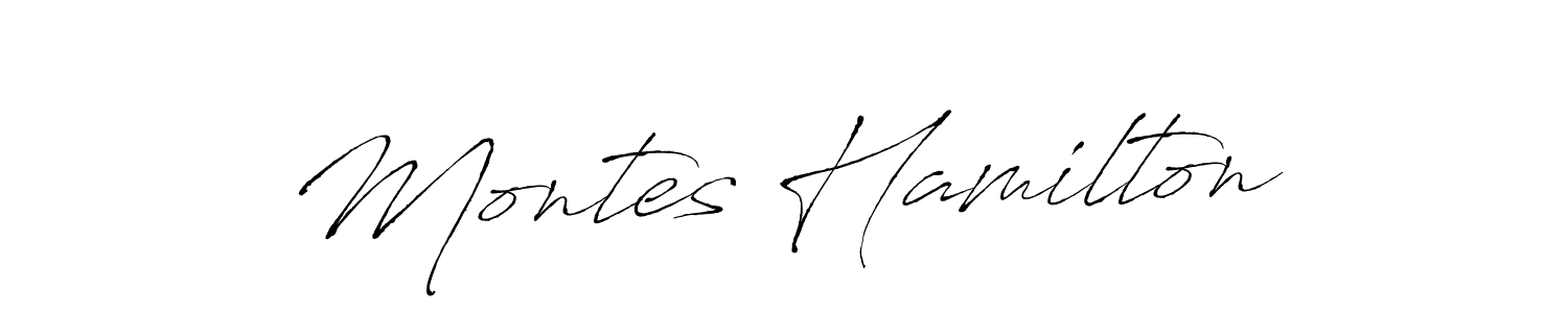 You should practise on your own different ways (Antro_Vectra) to write your name (Montes Hamilton) in signature. don't let someone else do it for you. Montes Hamilton signature style 6 images and pictures png