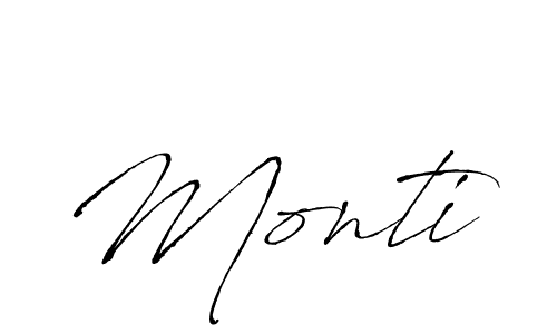 You should practise on your own different ways (Antro_Vectra) to write your name (Monti) in signature. don't let someone else do it for you. Monti signature style 6 images and pictures png