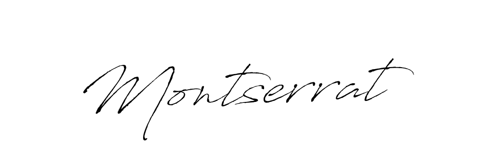 Montserrat stylish signature style. Best Handwritten Sign (Antro_Vectra) for my name. Handwritten Signature Collection Ideas for my name Montserrat. Montserrat signature style 6 images and pictures png