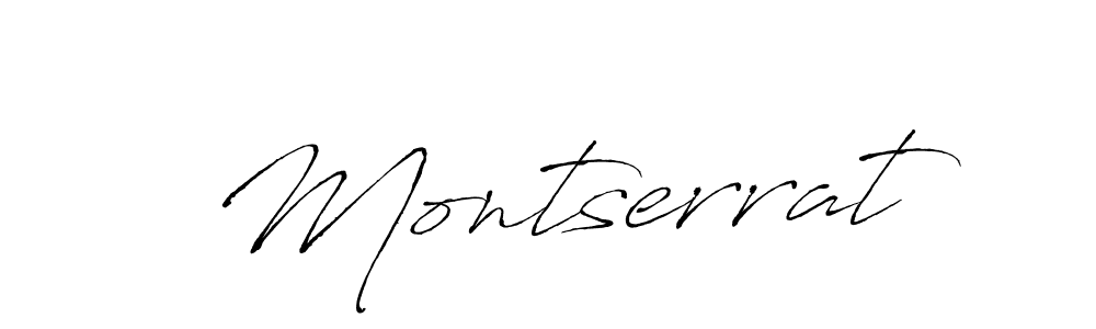 Montserrat stylish signature style. Best Handwritten Sign (Antro_Vectra) for my name. Handwritten Signature Collection Ideas for my name Montserrat. Montserrat signature style 6 images and pictures png