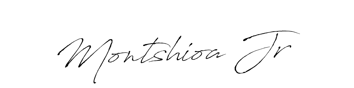 Similarly Antro_Vectra is the best handwritten signature design. Signature creator online .You can use it as an online autograph creator for name Montshioa Jr. Montshioa Jr signature style 6 images and pictures png