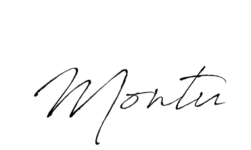 How to make Montu signature? Antro_Vectra is a professional autograph style. Create handwritten signature for Montu name. Montu signature style 6 images and pictures png