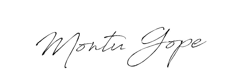 How to Draw Montu Gope signature style? Antro_Vectra is a latest design signature styles for name Montu Gope. Montu Gope signature style 6 images and pictures png
