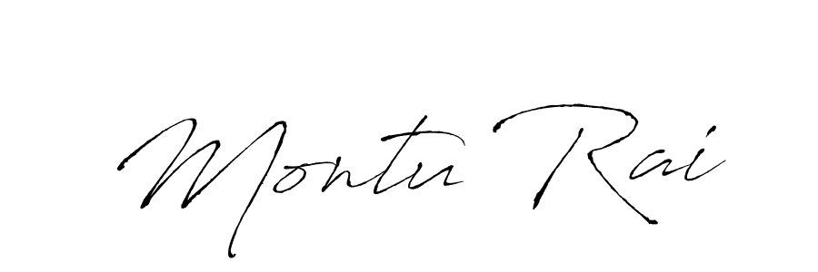 How to make Montu Rai signature? Antro_Vectra is a professional autograph style. Create handwritten signature for Montu Rai name. Montu Rai signature style 6 images and pictures png