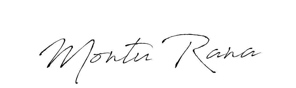 How to make Montu Rana signature? Antro_Vectra is a professional autograph style. Create handwritten signature for Montu Rana name. Montu Rana signature style 6 images and pictures png