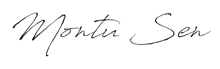 Build your personal autograph collection for name Montu Sen with Antro_Vectra design. Browse, select, and save your favorites. Montu Sen signature style 6 images and pictures png