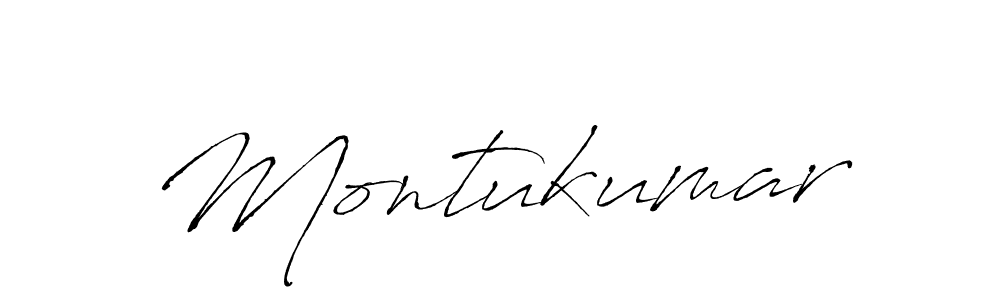 Make a beautiful signature design for name Montukumar. With this signature (Antro_Vectra) style, you can create a handwritten signature for free. Montukumar signature style 6 images and pictures png