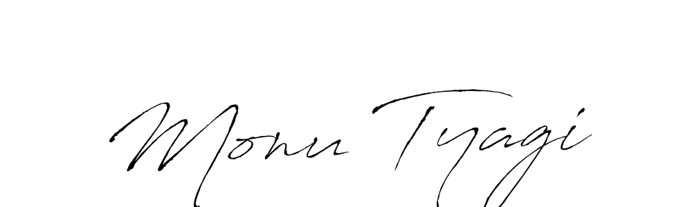 You can use this online signature creator to create a handwritten signature for the name Monu Tyagi. This is the best online autograph maker. Monu Tyagi signature style 6 images and pictures png