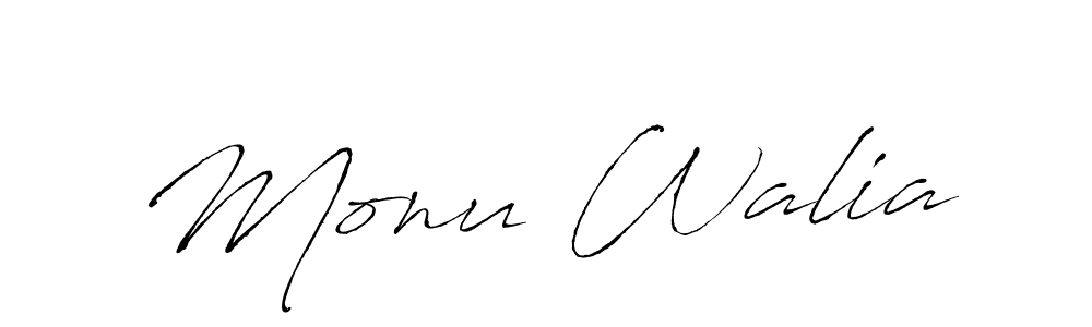 Similarly Antro_Vectra is the best handwritten signature design. Signature creator online .You can use it as an online autograph creator for name Monu Walia. Monu Walia signature style 6 images and pictures png