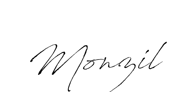 The best way (Antro_Vectra) to make a short signature is to pick only two or three words in your name. The name Monzil include a total of six letters. For converting this name. Monzil signature style 6 images and pictures png