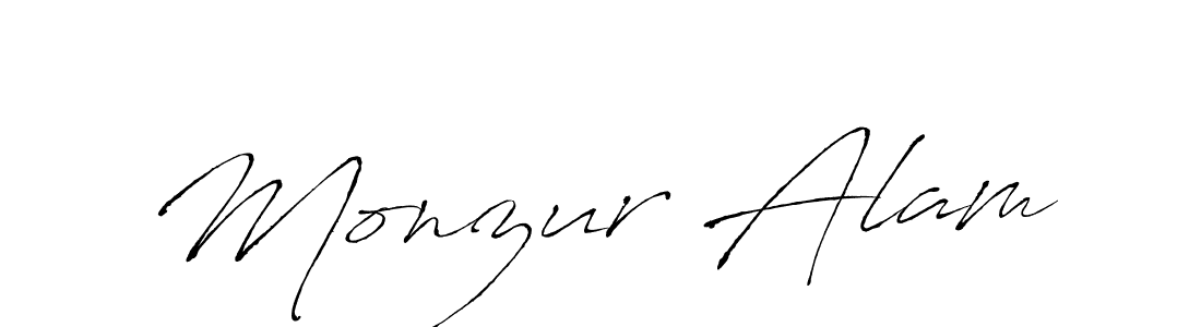 How to make Monzur Alam signature? Antro_Vectra is a professional autograph style. Create handwritten signature for Monzur Alam name. Monzur Alam signature style 6 images and pictures png