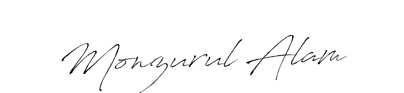 You should practise on your own different ways (Antro_Vectra) to write your name (Monzurul Alam) in signature. don't let someone else do it for you. Monzurul Alam signature style 6 images and pictures png