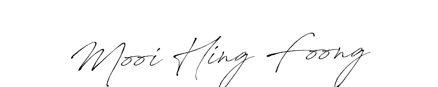 Mooi Hing Foong stylish signature style. Best Handwritten Sign (Antro_Vectra) for my name. Handwritten Signature Collection Ideas for my name Mooi Hing Foong. Mooi Hing Foong signature style 6 images and pictures png