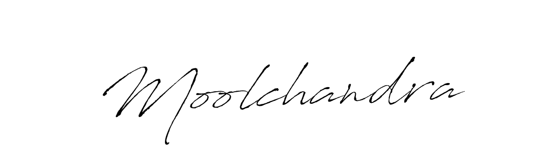 Moolchandra stylish signature style. Best Handwritten Sign (Antro_Vectra) for my name. Handwritten Signature Collection Ideas for my name Moolchandra. Moolchandra signature style 6 images and pictures png