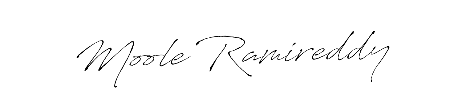 Once you've used our free online signature maker to create your best signature Antro_Vectra style, it's time to enjoy all of the benefits that Moole Ramireddy name signing documents. Moole Ramireddy signature style 6 images and pictures png
