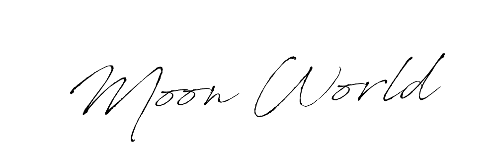 Here are the top 10 professional signature styles for the name Moon World. These are the best autograph styles you can use for your name. Moon World signature style 6 images and pictures png