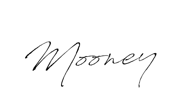 Make a beautiful signature design for name Mooney. With this signature (Antro_Vectra) style, you can create a handwritten signature for free. Mooney signature style 6 images and pictures png