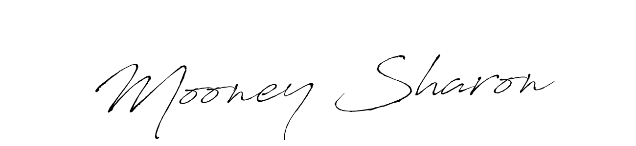 Use a signature maker to create a handwritten signature online. With this signature software, you can design (Antro_Vectra) your own signature for name Mooney Sharon. Mooney Sharon signature style 6 images and pictures png