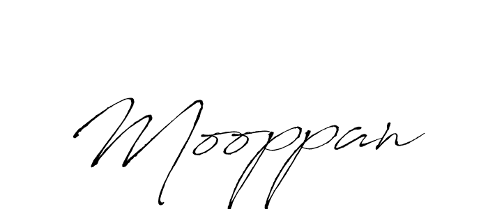 Create a beautiful signature design for name Mooppan. With this signature (Antro_Vectra) fonts, you can make a handwritten signature for free. Mooppan signature style 6 images and pictures png
