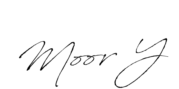 Moor Y stylish signature style. Best Handwritten Sign (Antro_Vectra) for my name. Handwritten Signature Collection Ideas for my name Moor Y. Moor Y signature style 6 images and pictures png