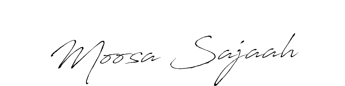 It looks lik you need a new signature style for name Moosa Sajaah. Design unique handwritten (Antro_Vectra) signature with our free signature maker in just a few clicks. Moosa Sajaah signature style 6 images and pictures png