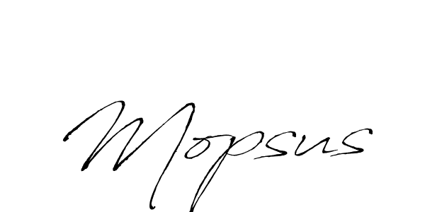 Mopsus stylish signature style. Best Handwritten Sign (Antro_Vectra) for my name. Handwritten Signature Collection Ideas for my name Mopsus. Mopsus signature style 6 images and pictures png