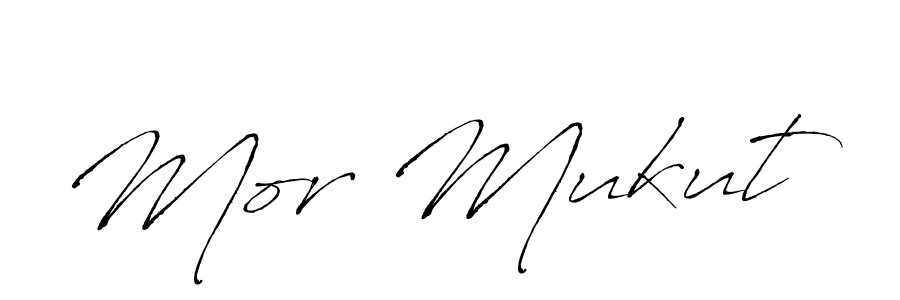 Mor Mukut stylish signature style. Best Handwritten Sign (Antro_Vectra) for my name. Handwritten Signature Collection Ideas for my name Mor Mukut. Mor Mukut signature style 6 images and pictures png