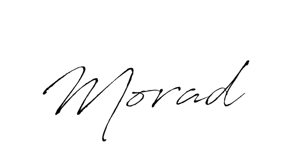Create a beautiful signature design for name Morad . With this signature (Antro_Vectra) fonts, you can make a handwritten signature for free. Morad  signature style 6 images and pictures png