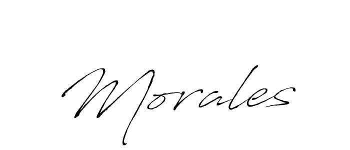 Also we have Morales name is the best signature style. Create professional handwritten signature collection using Antro_Vectra autograph style. Morales signature style 6 images and pictures png