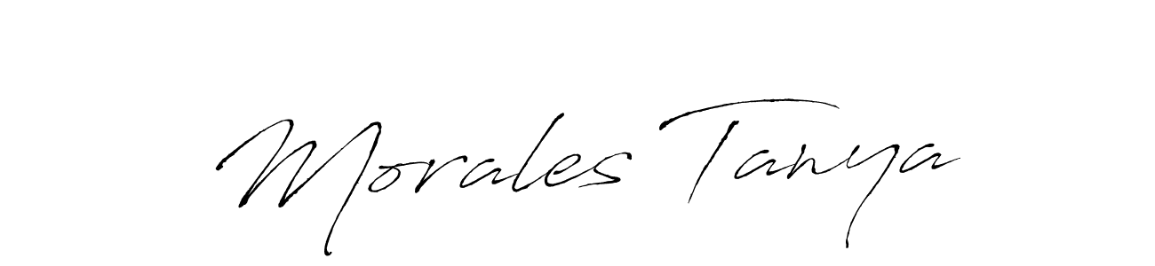 Create a beautiful signature design for name Morales Tanya. With this signature (Antro_Vectra) fonts, you can make a handwritten signature for free. Morales Tanya signature style 6 images and pictures png