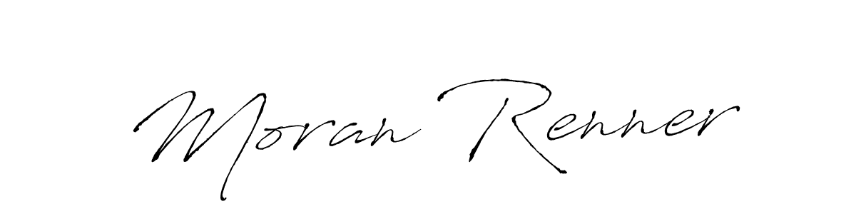 Also You can easily find your signature by using the search form. We will create Moran Renner name handwritten signature images for you free of cost using Antro_Vectra sign style. Moran Renner signature style 6 images and pictures png