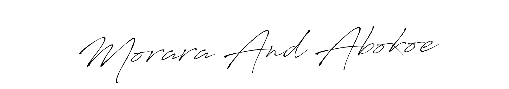 Similarly Antro_Vectra is the best handwritten signature design. Signature creator online .You can use it as an online autograph creator for name Morara And Abokoe. Morara And Abokoe signature style 6 images and pictures png