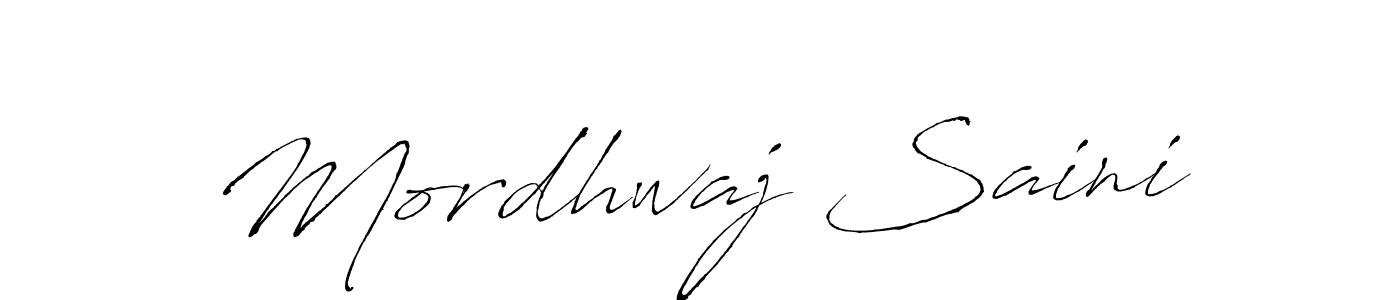 Use a signature maker to create a handwritten signature online. With this signature software, you can design (Antro_Vectra) your own signature for name Mordhwaj Saini. Mordhwaj Saini signature style 6 images and pictures png