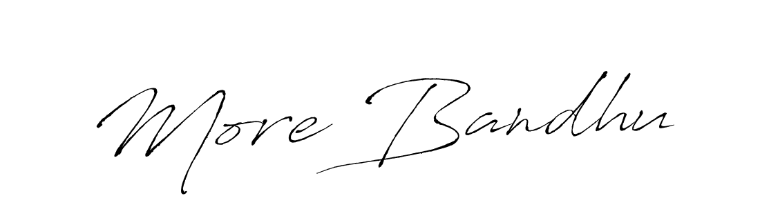 Here are the top 10 professional signature styles for the name More Bandhu. These are the best autograph styles you can use for your name. More Bandhu signature style 6 images and pictures png