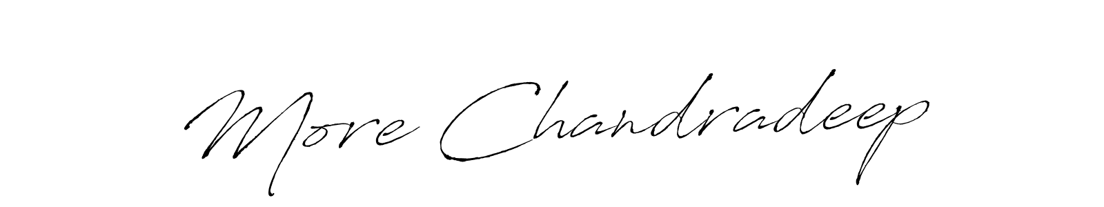 Similarly Antro_Vectra is the best handwritten signature design. Signature creator online .You can use it as an online autograph creator for name More Chandradeep. More Chandradeep signature style 6 images and pictures png