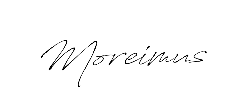 The best way (Antro_Vectra) to make a short signature is to pick only two or three words in your name. The name Moreimus include a total of six letters. For converting this name. Moreimus signature style 6 images and pictures png