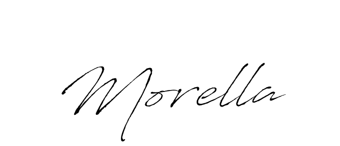 How to make Morella signature? Antro_Vectra is a professional autograph style. Create handwritten signature for Morella name. Morella signature style 6 images and pictures png