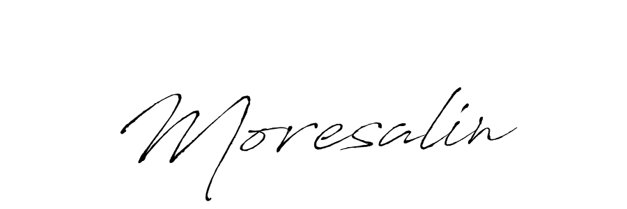 This is the best signature style for the Moresalin name. Also you like these signature font (Antro_Vectra). Mix name signature. Moresalin signature style 6 images and pictures png