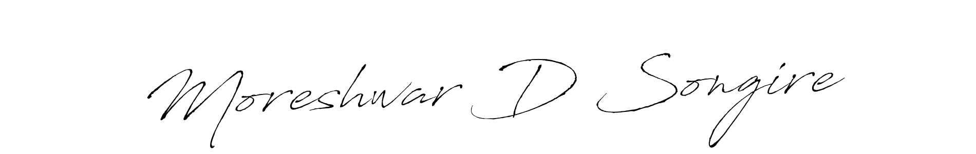 This is the best signature style for the Moreshwar D Songire name. Also you like these signature font (Antro_Vectra). Mix name signature. Moreshwar D Songire signature style 6 images and pictures png