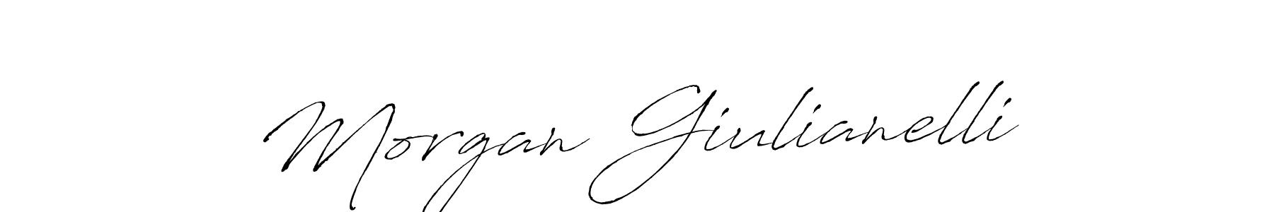 You should practise on your own different ways (Antro_Vectra) to write your name (Morgan Giulianelli) in signature. don't let someone else do it for you. Morgan Giulianelli signature style 6 images and pictures png