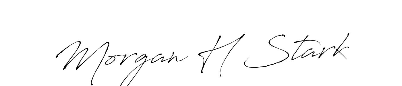 Also we have Morgan H Stark name is the best signature style. Create professional handwritten signature collection using Antro_Vectra autograph style. Morgan H Stark signature style 6 images and pictures png