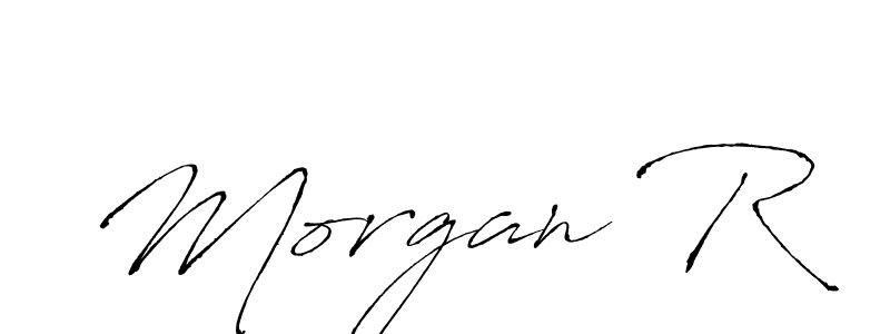 You should practise on your own different ways (Antro_Vectra) to write your name (Morgan R) in signature. don't let someone else do it for you. Morgan R signature style 6 images and pictures png