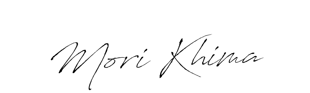 Also we have Mori Khima name is the best signature style. Create professional handwritten signature collection using Antro_Vectra autograph style. Mori Khima signature style 6 images and pictures png