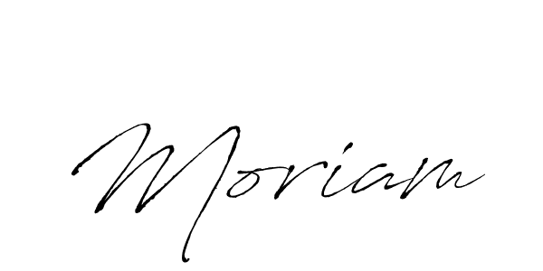 How to make Moriam name signature. Use Antro_Vectra style for creating short signs online. This is the latest handwritten sign. Moriam signature style 6 images and pictures png