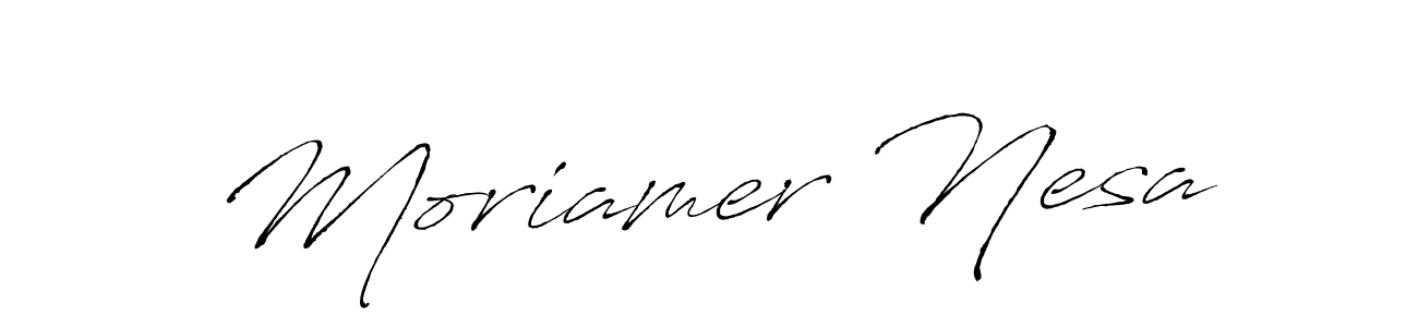 You can use this online signature creator to create a handwritten signature for the name Moriamer Nesa. This is the best online autograph maker. Moriamer Nesa signature style 6 images and pictures png