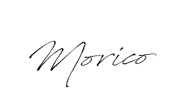 Antro_Vectra is a professional signature style that is perfect for those who want to add a touch of class to their signature. It is also a great choice for those who want to make their signature more unique. Get Morico name to fancy signature for free. Morico signature style 6 images and pictures png