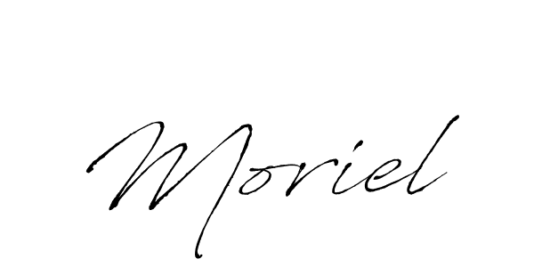 Similarly Antro_Vectra is the best handwritten signature design. Signature creator online .You can use it as an online autograph creator for name Moriel. Moriel signature style 6 images and pictures png