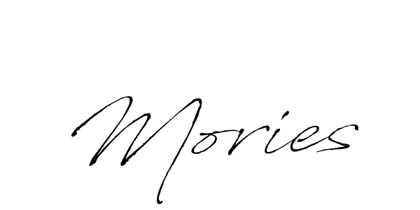 Also we have Mories name is the best signature style. Create professional handwritten signature collection using Antro_Vectra autograph style. Mories signature style 6 images and pictures png