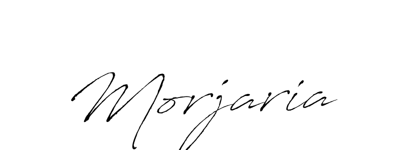 Create a beautiful signature design for name Morjaria. With this signature (Antro_Vectra) fonts, you can make a handwritten signature for free. Morjaria signature style 6 images and pictures png